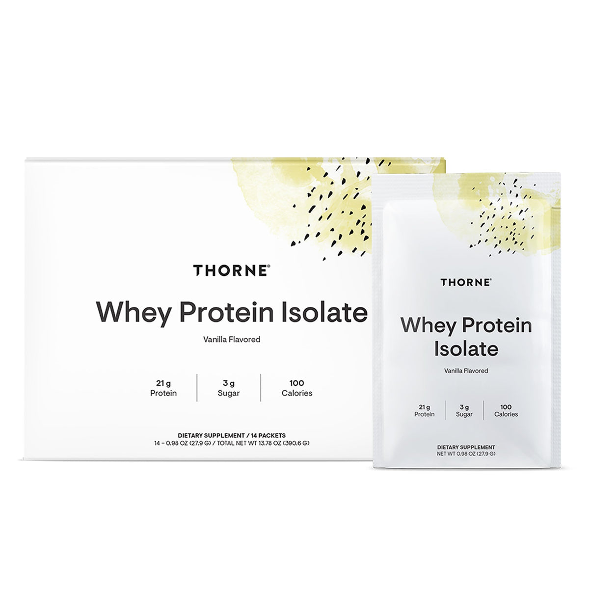 Thorne Whey Protein Isolate, Balanced Amino Acids Profile, 30 Servings