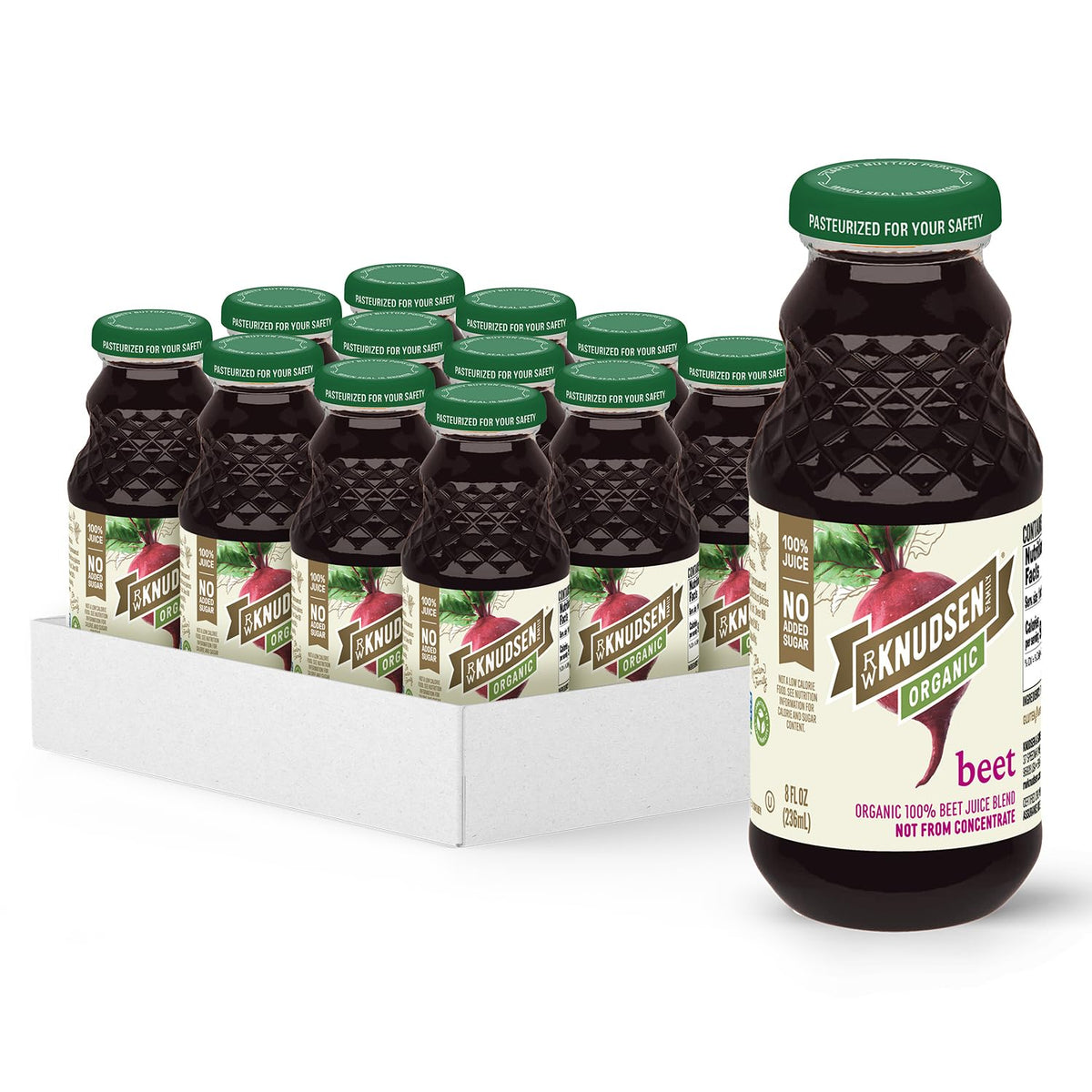 R.W. Knudsen Organic Morning Blend Juice, 8 fl oz (12 Pack)