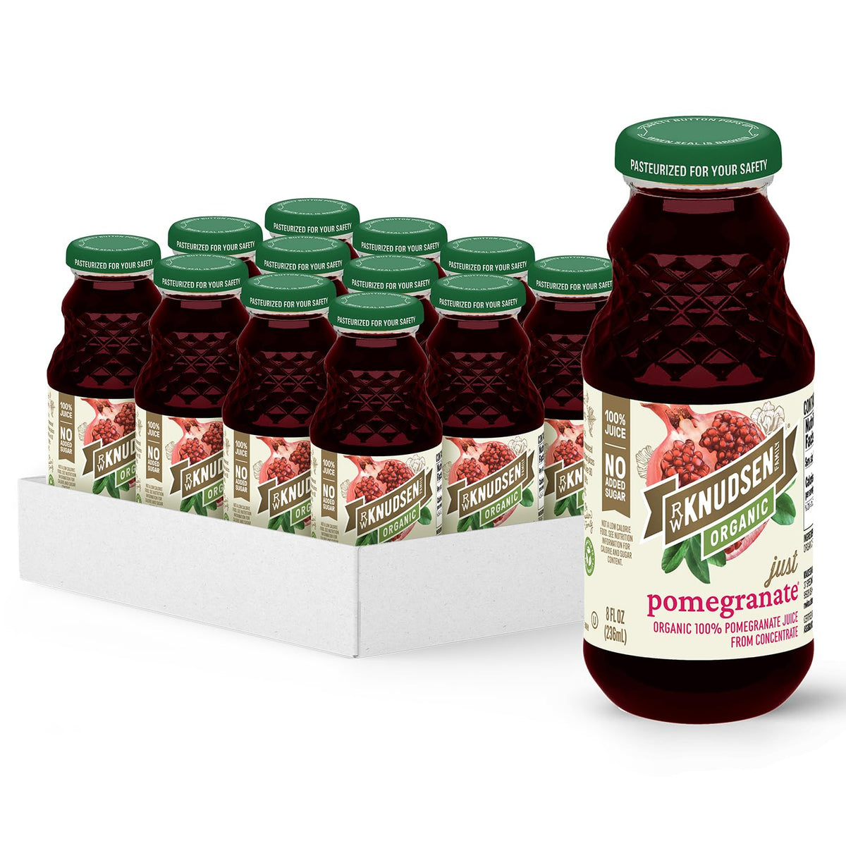 R.W. Knudsen Organic Morning Blend Juice, 8 fl oz (12 Pack)