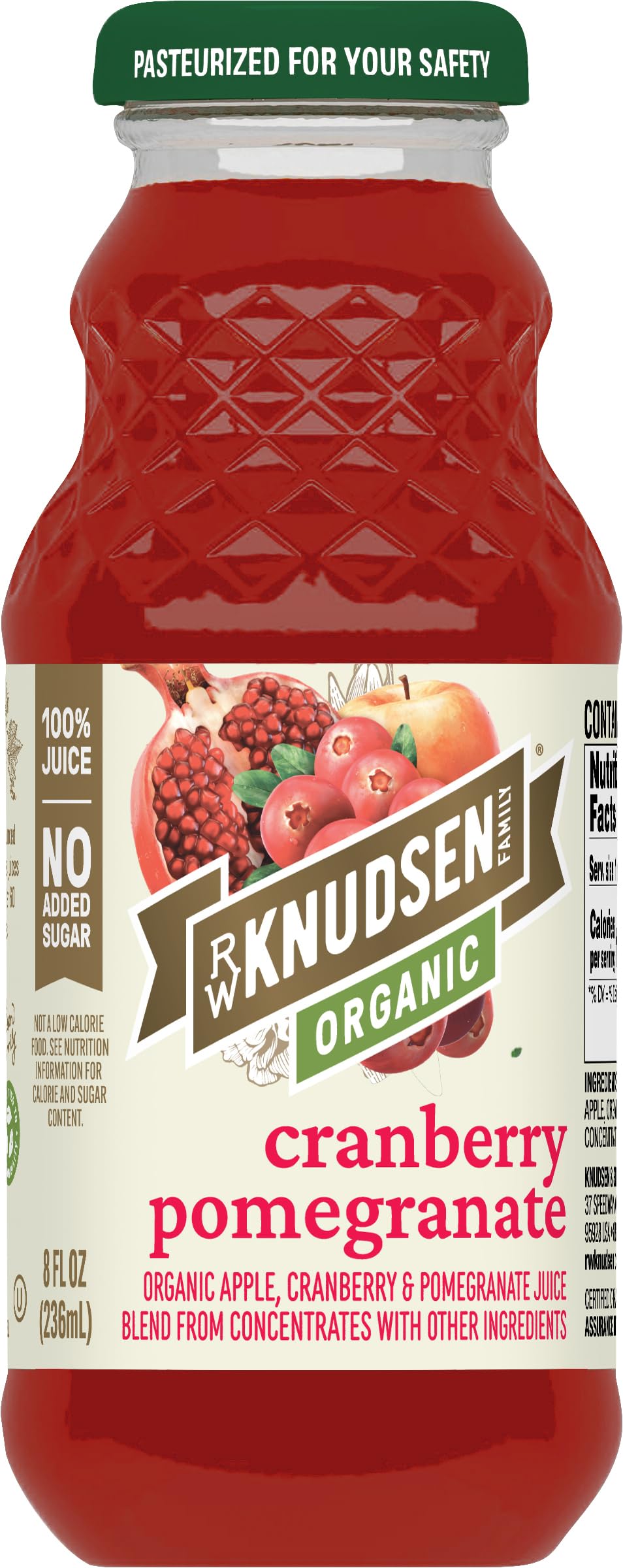 R.W. Knudsen Organic Morning Blend Juice, 8 fl oz (12 Pack)