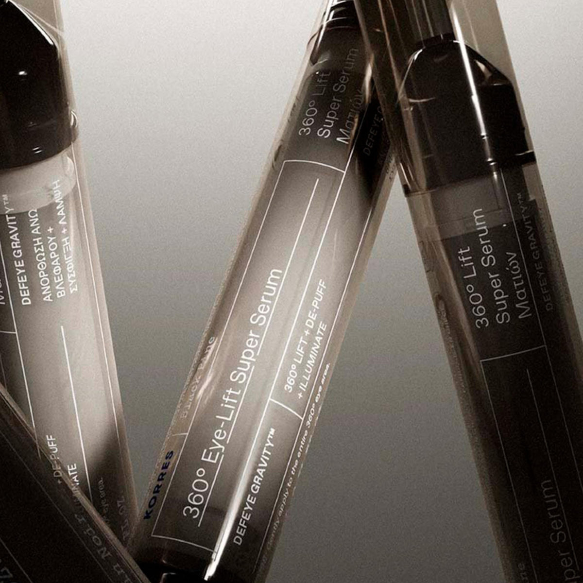 KORRES Black Pine 3D Eye-Lift Super Serum, Under Eye Serum for Dark Circles 15 Ml