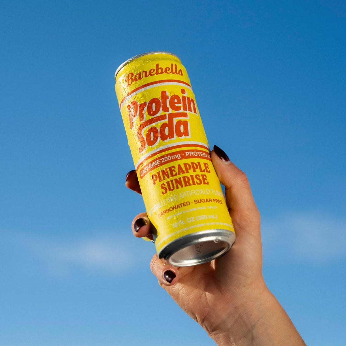 Barebells Protein Soda Pineapple Sunrise, 12 fl oz, 12-Pack