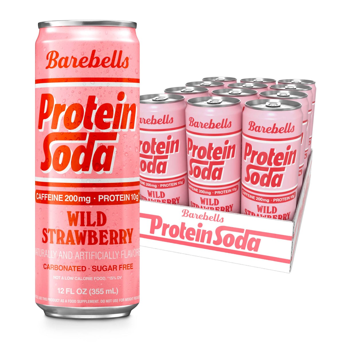 Barebells Protein Soda Pineapple Sunrise, 12 fl oz, 12-Pack