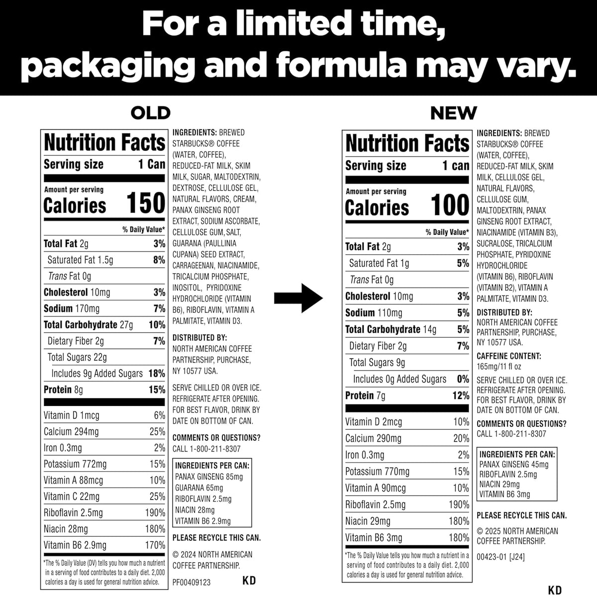 Starbucks Tripleshot Coffee Energy Drink, Mocha, Triple Blend, 165mg Caffeine, B Vitamins, Protein, Iced Coffee, 11 fl oz Cans (12 Pack)