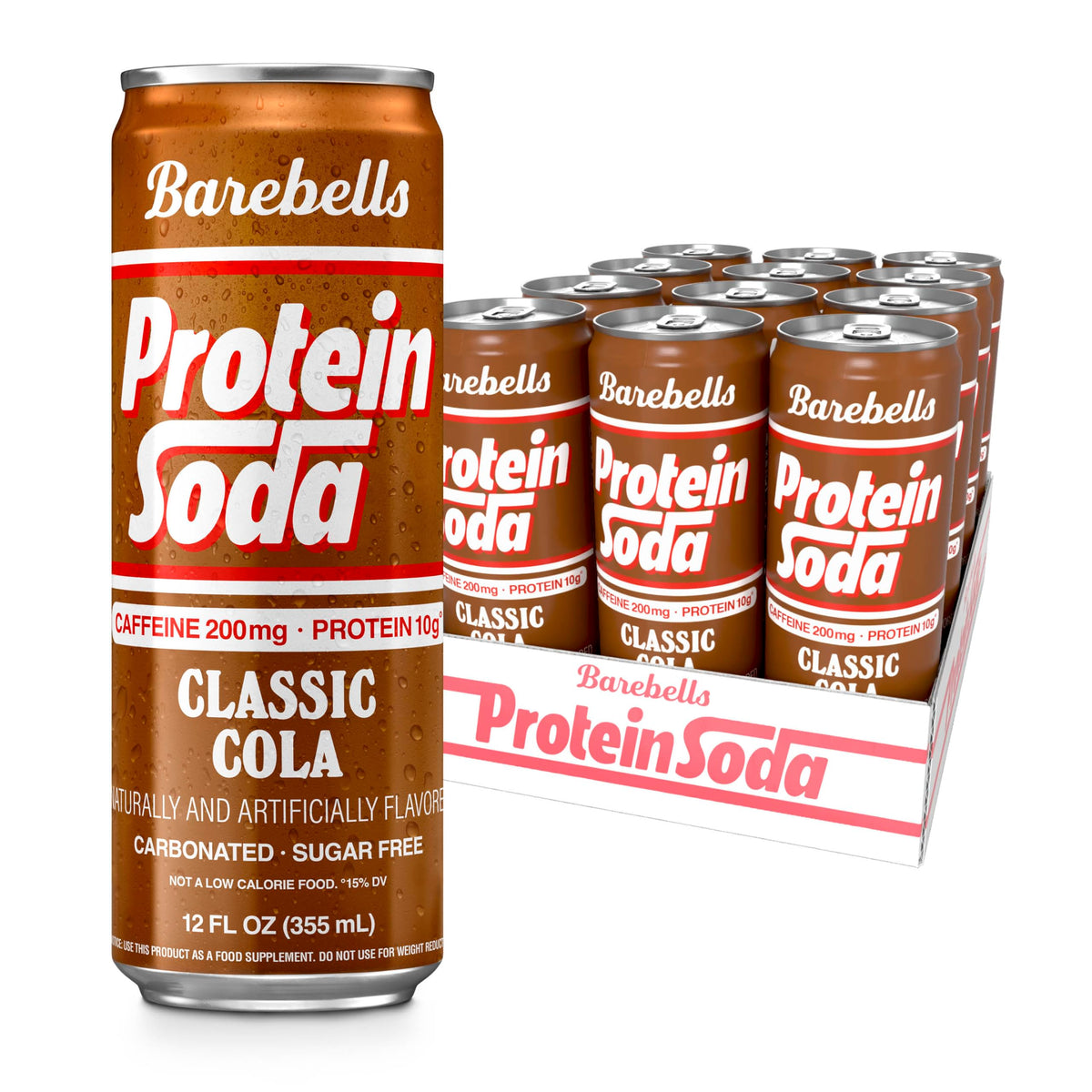 Barebells Protein Soda Pineapple Sunrise, 12 fl oz, 12-Pack